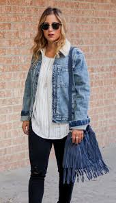 Fall Must Have Item Sherpa Denim Jacket Something About That Sherpa Denim Jacket Fall Jackets Sherpa Jacket Outfit