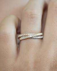 Tricolor 3 Rolling Diamond Ring Band Diamond Rings Bands Diamond Bands Black Diamond Wedding Bands