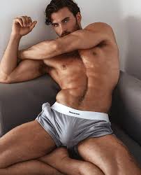 Michael Yerger strips for the DSquared2 Underwear FallWinter 2021 Campaign