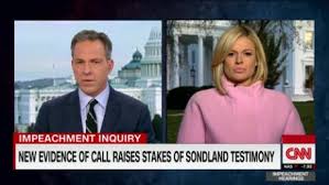 The cable news network (cnn) is an american basic cable and satellite television channel that is owned by the turner broadcasting system division of time warner. White House Caught Off Guard By News Of Trump S Call With Sondland About Investigations Cnn Video