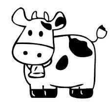 Resultado De Imagen Para Cute Cow Drawing Cow Drawing Cow Clipart Cow Sketch