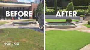 This is how to enhance a small decked or other type of outdoor space. Artificial Grass Fake Grass Northampton Wellingborough Easigrass Northants