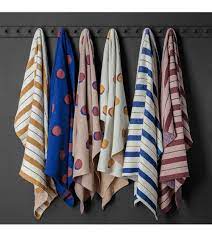 Ferm living vista decke shop: Decke Double Dot Weiss Gelb Textil 160x120cm Wonen Met Lef