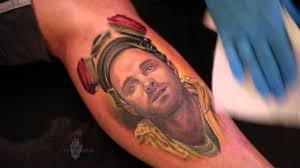 Find tattoo ideas tagged by jesse pinkman tattoos. Can Gurgul Jesse Pinkman Portrait Tattoo Youtube
