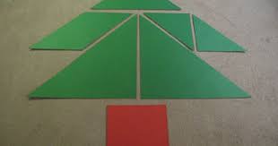 All seven tangram pieces are used in every single animal puzzle! Almost Unschoolers Christmas Tangrams Christmas Math Activities Preschool Christmas Christmas Activities For Kids