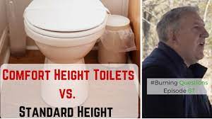 The standard ada requirement for seat heights. Why Do You Need A Comfort Height Toilet Vs Standard Height Youtube