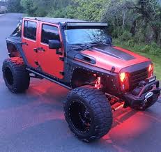 Black And Red Jeep Jeep Jk Jeep Jk Cool Jeeps Badass Jeep