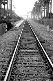 Black And White Rail Road Sign The Railroad Tracks At San Clemente Pier San Clemente California San Clemente Pier Best Places To Live