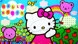 Hello kitty 100 piece puzzle. Puzzle Games Hello Kitty Jigsaw Puzzles Rompecabezas Kids Toys Youtube