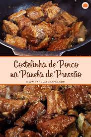 Tampe a panela e deixe por 20 minutos, após pegar a pressão (não acrescente água). Receita De Costela Na Panela De Pressao Costelas De Porco Receita Costela Receitas