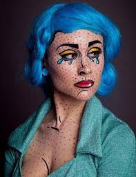 Face Art Crazy Halloween Makeup Pop Art Makeup Fantasy Makeup
