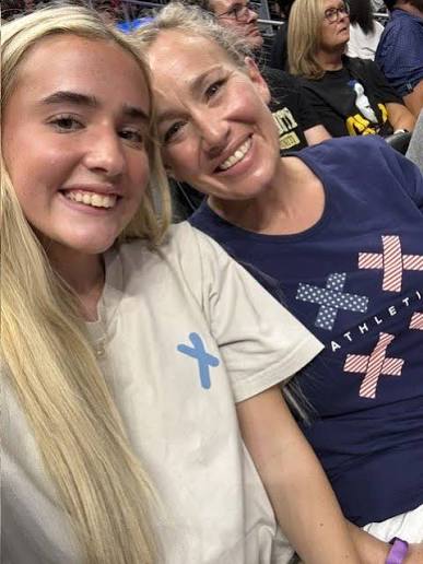 At today's Atlanta Dream vs Indiana Fever game, a local mom and daughter were told they had to cover up their t-shirts from @xx_xyathletics or leave the arena. What's up with that @