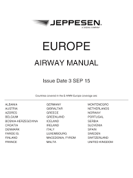 jeppesen airway manual europe