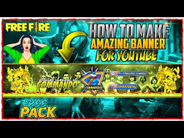 Youtube branding kit personalized banner intro header | etsy. How To Make Amazing Youtube Banner Free Fire Youtube Channel Art Tutorial Pscc Pixelab Youtube