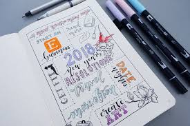 How To Keep Your New Year S Resolutions Journal Layout Bullet Journal Layout Creating A Bullet Journal