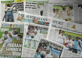 How to design a newspaper/tabloid we recently put together an tabloid size print newspaper for city news desk. Newspapers Headlines After India S Historic Win At The Gabba Cricket