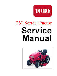 The toro rainsensor plus freeze is compatible with most automatic timers and saves water and money by. Toro Wheelhorse 260 Series Service Manual Screw Nut Hardware