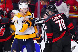Carolina hurricanes hockey is back! Recap Predators 2 Hurricanes 5 Preds Outmanned By Carolina Firepower On The Forecheck