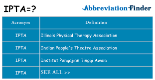 International northern higher education institute. What Does Ipta Mean Ipta Definitions Abbreviation Finder