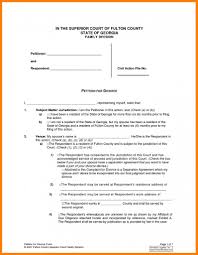 The state of georgia and various georgia county websites have the complaint form available for free download, along with the other forms required in a divorce with minor children. Fresh Gwinnett County Divorce Filing Forms Models Form Ideas