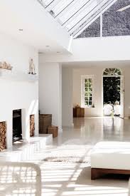 White On White House Thatched House Home