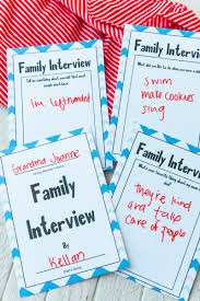 You can fill it out, your grandparent can, or you may want to do it together. Free Printable Family Interview Questions Play Party Plan