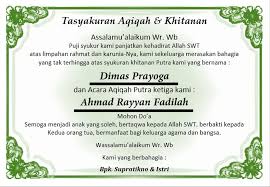 Maybe you would like to learn more about one of these? Ucapan Tasyakuran Aqiqah Word Nusagates