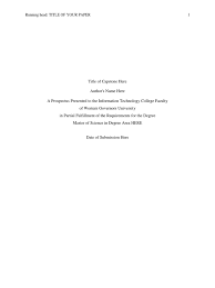 Don't want to write your college paper? Msisa Capstone Prospectus Template Abstract Summary Cognition
