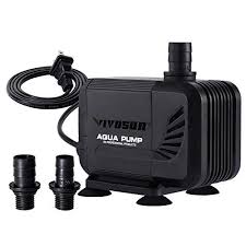 Vivosun 800gph Submersible Pump 3000l H 24w Ultra Quiet Water Pump With 10ft High Lift Fountain Pump With 5ft Submersible Pump Aquarium Pump Fountain Pump