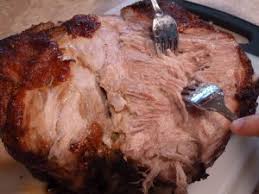 Insert a remote digital thermometer into the fattest part of the roast but away from the bone. Slow Roasted Pork Shoulder Slow Roasted Pork Shoulder Pork Shoulder Recipes Oven Pork Loin Roast Recipes