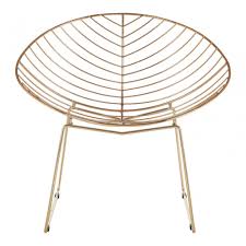 Maybe you would like to learn more about one of these? Brock Gold Metal Wire Rounded Chair Metal Gold Clanbay