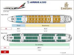 Airbus A380 Cabin Configuration Airbus A380 Emirates
