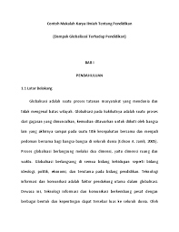 Berikut ini contoh karangan semi ilmiah berupa opini singkat: Pdf Contoh Makalah Karya Ilmiah Tentang Pendidikan Oktavianti Pamassangan Academia Edu