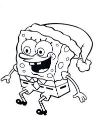 Spongebob squarepants christmas santa patrick coloring page spongebob squarepants happy christmas coloring page boys pages cartoon on do spongebob christmas coloring pages spongebob coloring pages to print free printable squarepants for kids Spongebob Christmas Coloring Pages Part 3