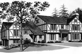 Tudor Style House Plan 5 Beds 3