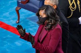 Former president barack obama and first lady michelle obama arrive for the 46th inauguration. Michelle Obama S 2021 Inauguration Outfit Was An Important Symbol