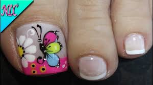 45+ bonitas modelos de uñas para pies mariposas. Aprende Hacer Mariposa Y Flor En Tus Unas Butterfly Nail Art Flowers Nail Art Nlc Youtube