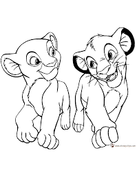 He looks up to his father and later wants to become king himself, although he does not know whether he will become such a wise and powerful king as his father. The Lion King Coloring Pages Coloring Pages Simba Nala King Coloring Book Lion King Drawings Lion Coloring Pages