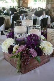Purple Wedding Centerpieces With Grapes Unique Wedding Centerpieces Amazing Wedding Centerpieces Purple Wedding Centerpieces