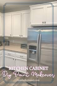 Kitchen Cabinet Diy Painting Makeover Make Old Oak Cabinets New Again With Brushed By Br In 2020 Diy Kitchen Cabinets Painting Diy Kitchen Cabinets White Diy Kitchens