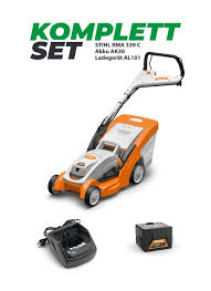 The stihl rma 448 tc cordless mower is perfect for larger lawns and has some incredible features, including a quick mow to finish up lawn cutting using the stihl battery lawn mower model rma 448 tc husqvarna professional battery mower vs long grass, here i test and review the husqvarna. Stihl Rma 339 C Cordless Lawnmower Set Ak 30 Al 101 Buy Online Roboexpert Uk