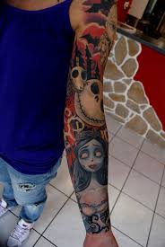 Corpse Bride Tattoo Tim Burton Tattoorium Freilassing Tim Burton Tattoo Brides With Tattoos Halloween Tattoos
