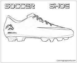 Color in this picture of football cleats and share it with others today! Soccer Shoe Coloring Page Free Coloring Pages Online Soccer Shoe Football Drawing Kids Soccer Shoes