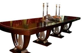 Daniel Scuderi Art Deco Dining Table In Ruhlmann Style 2 Furniture Dining Room Tables Wood Art Deco Sofa Art Deco Dining Room Art Deco Interior