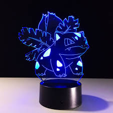 Anime Pokemon Bulbasaur Pokemon Desk Light Decorative 3d Acrylic Led Table Lamp Night Light Kids 3d Led Night Light Pikachu Night Light