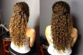 Explore Gallery Of Curly Half Updo Hairstyles 12 Of 15 Curly Hair Styles Naturally Natural Curls Hairstyles Curly Wedding Hair
