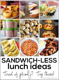 Sandwichless Lunch Ideas Lunch Snacks Kids Lunch For School Baby Food Recipes