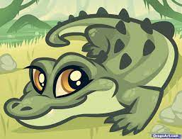 How To Draw A Baby Alligator Alligator Baby Step By Step Alligators Art Drawings Cartoon Drawings