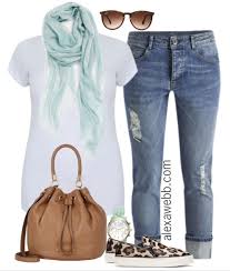 Plus Size Outfit Ideas Casual Jeans A Tee Alexa Webb