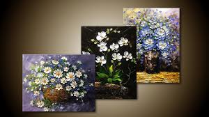 Paint Flowers With Palette Knife Techniques Slideshow Version Youtube The easy to follow instructions will guide you through creating your own beautiful canvas artwork.